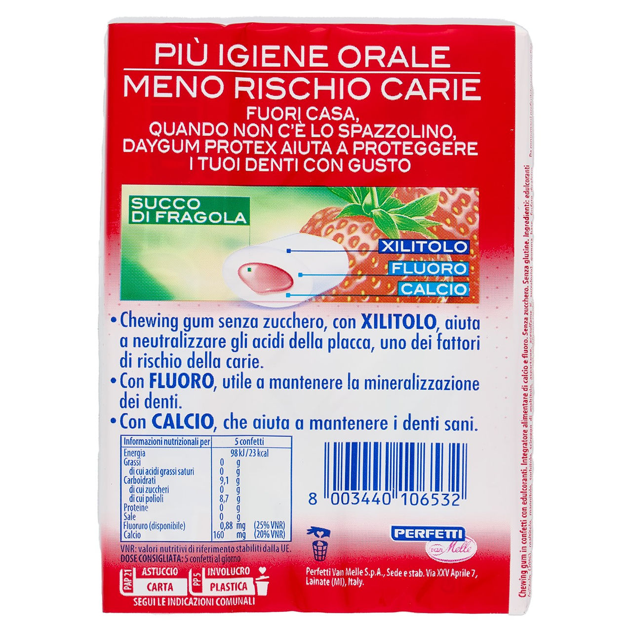 Daygum Protex con Succo di Fragola 2 x 30 g