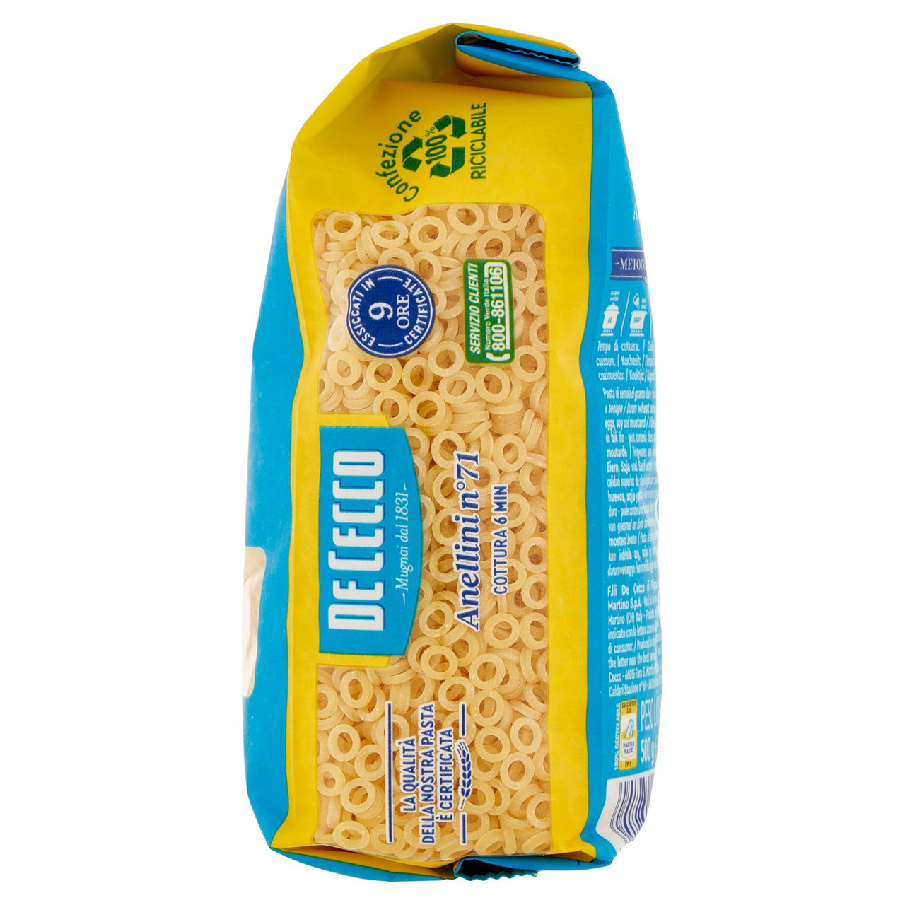 De Cecco Anellini n°71 500 g