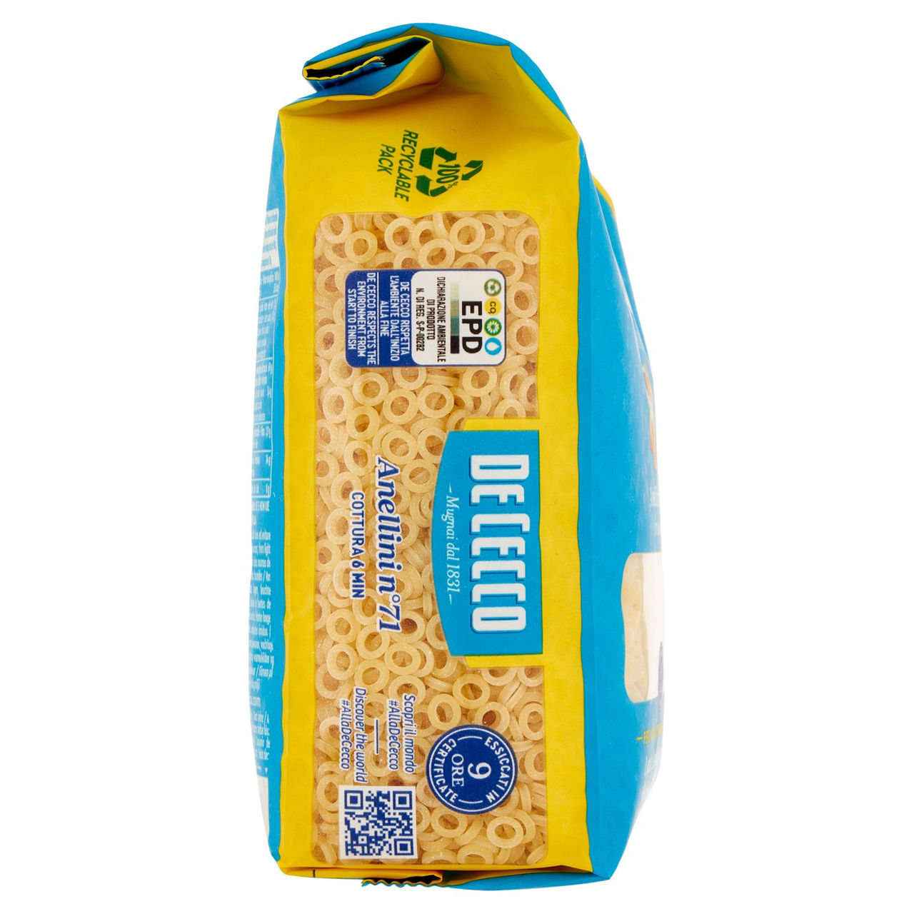 De Cecco Anellini n°71 500 g