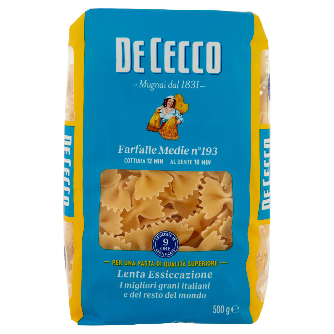 De Cecco Farfalle Medie n°193 500 g