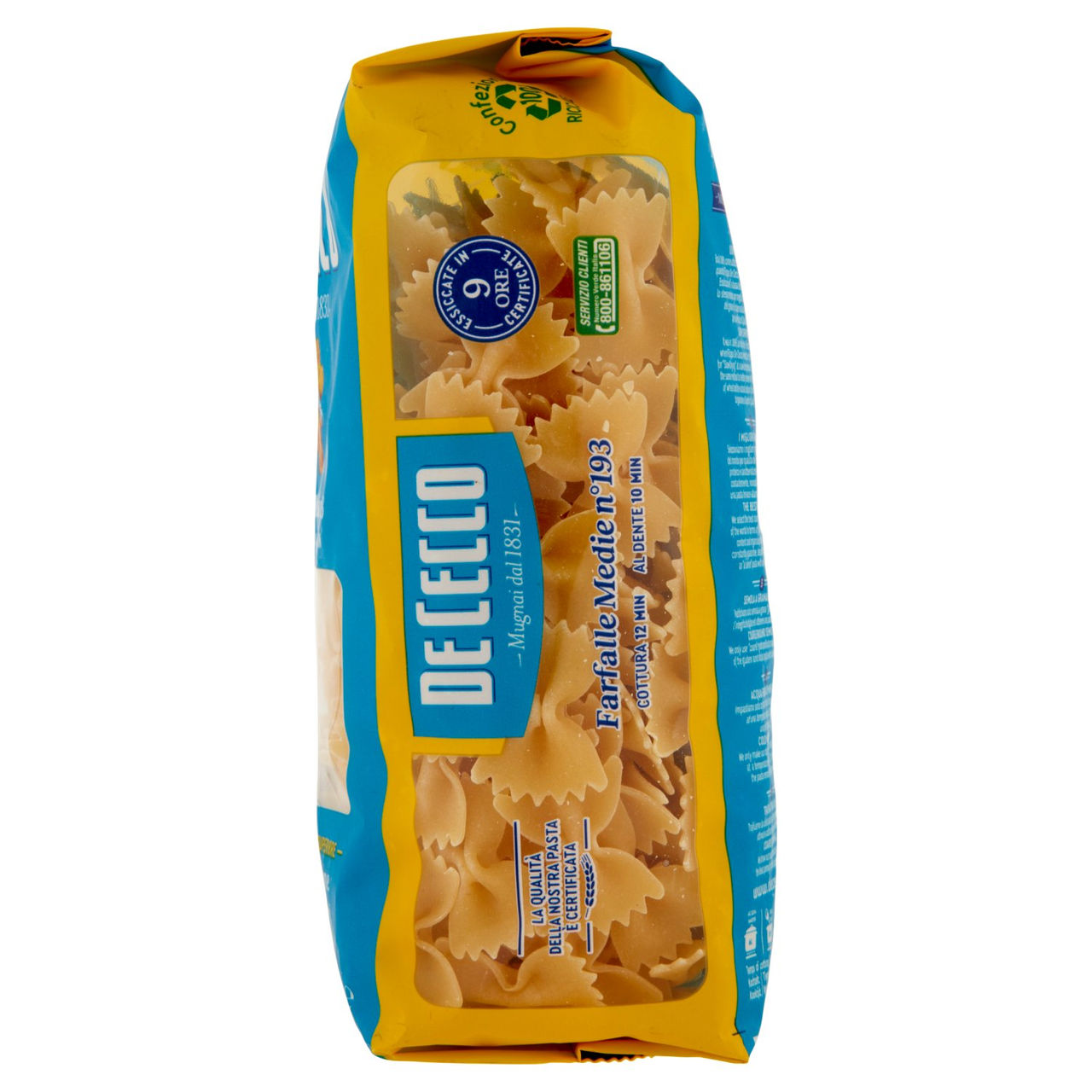 De Cecco Farfalle Medie n°193 500 g