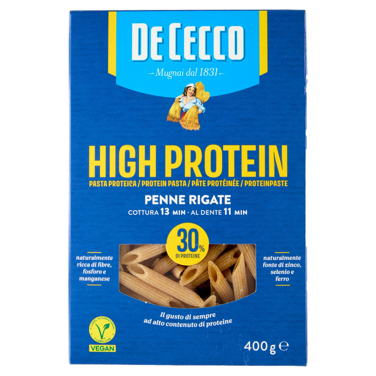 De Cecco High Protein Penne Rigate n° 41 400 g