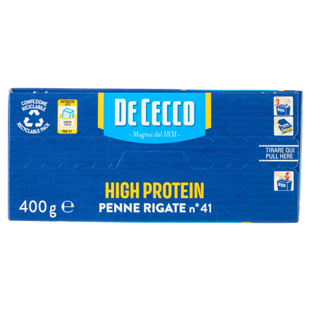 De Cecco High Protein Penne Rigate n° 41 400 g