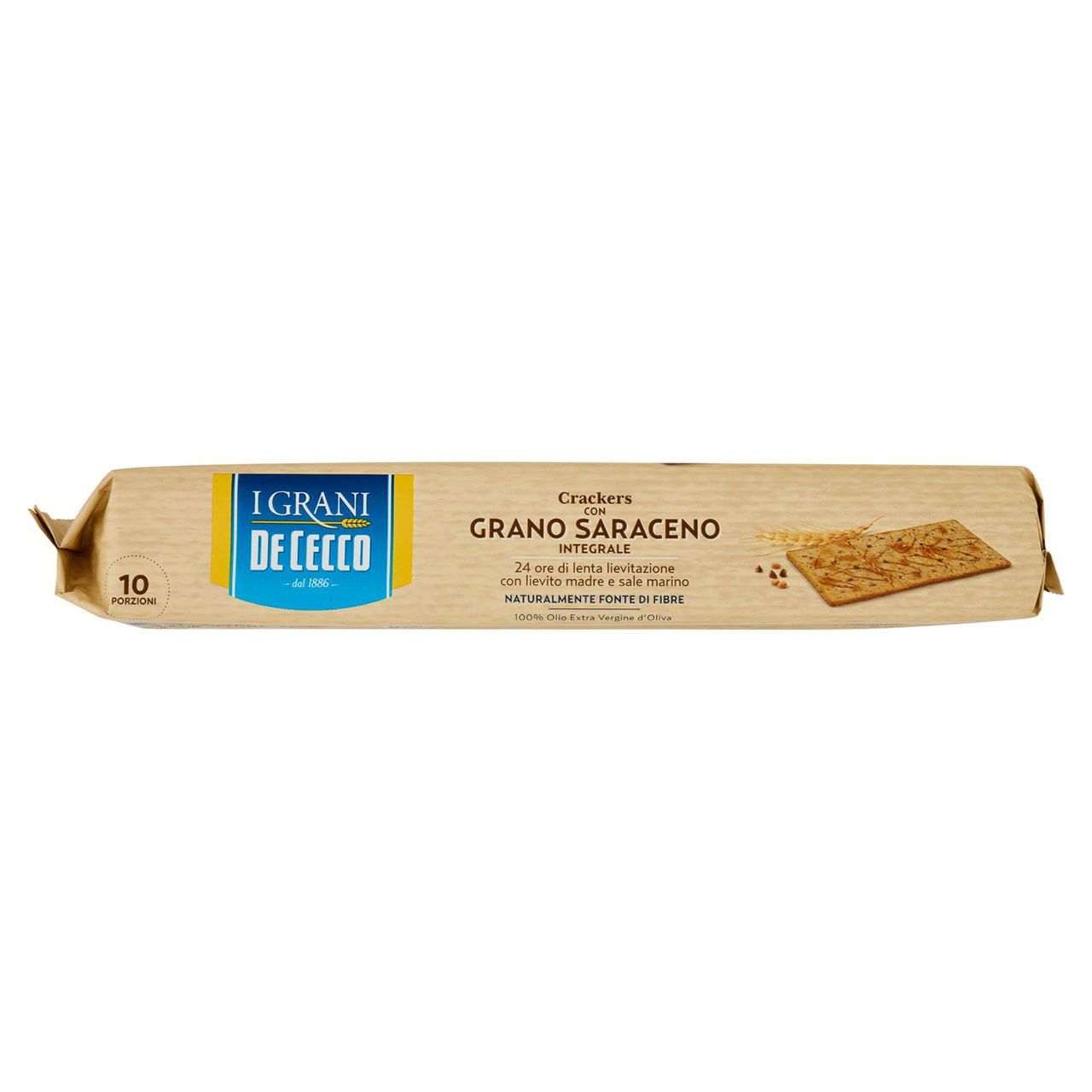 De Cecco I Grani Crackers con Grano Saraceno Integrale 250 g