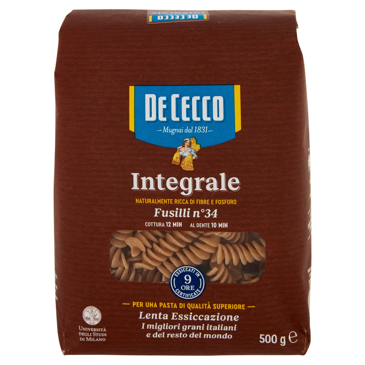 De Cecco Integrale Fusilli n° 34 500 g