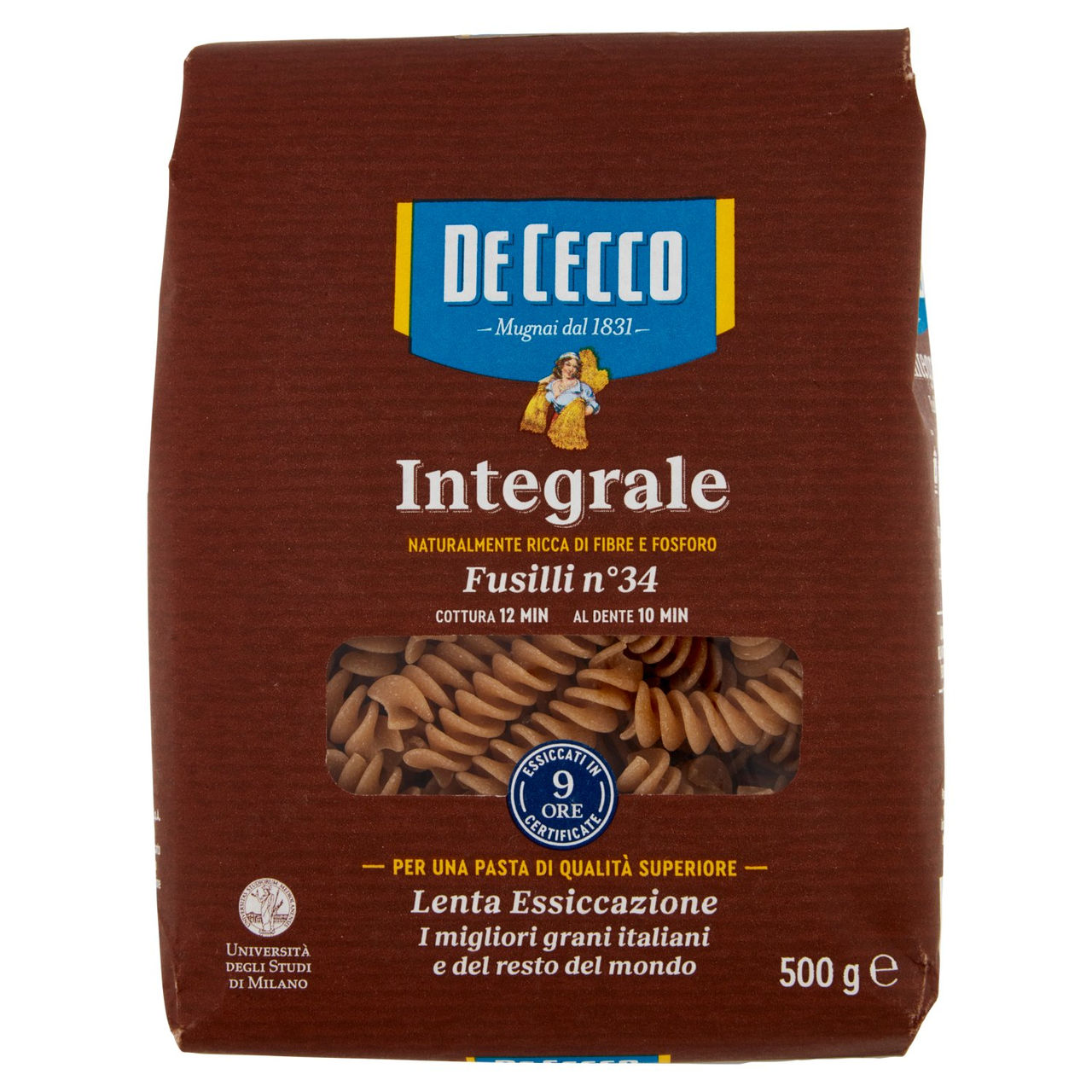 De Cecco Integrale Fusilli n° 34 500 g