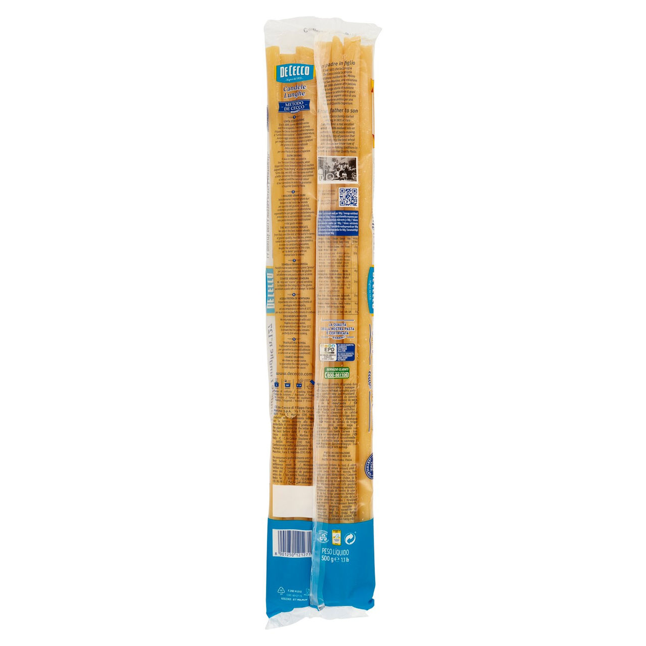 De Cecco Le Specialità Candele Lunghe n°127 500 g