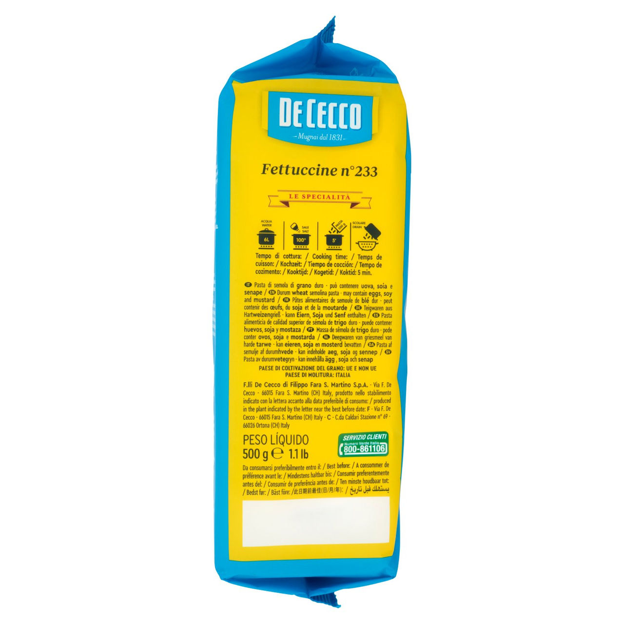 De Cecco Le Specialità Fettuccine n°233 500 g