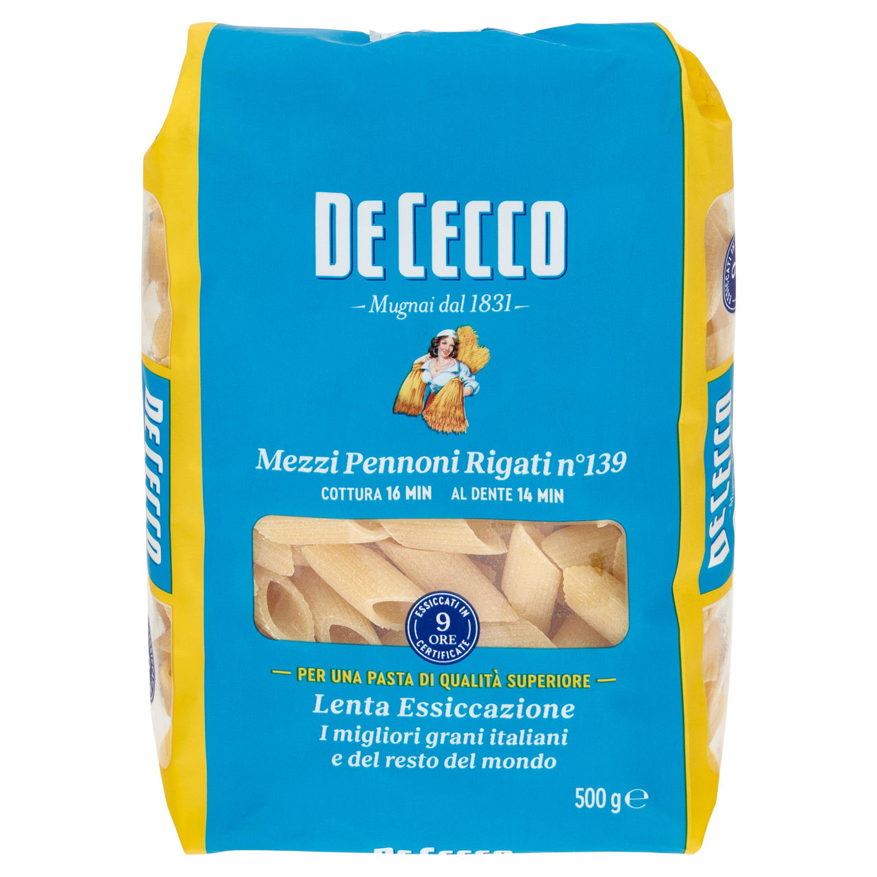De Cecco Mezzi Pennoni Rigati n° 139 500 g