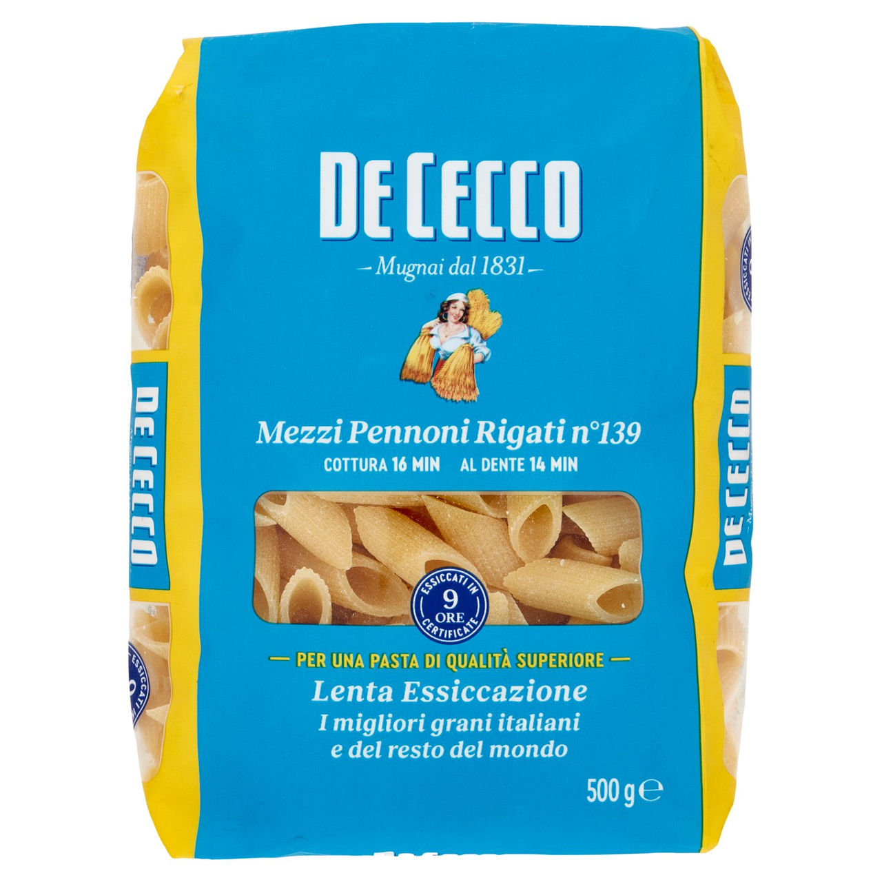 De Cecco Mezzi Pennoni Rigati n° 139 500 g