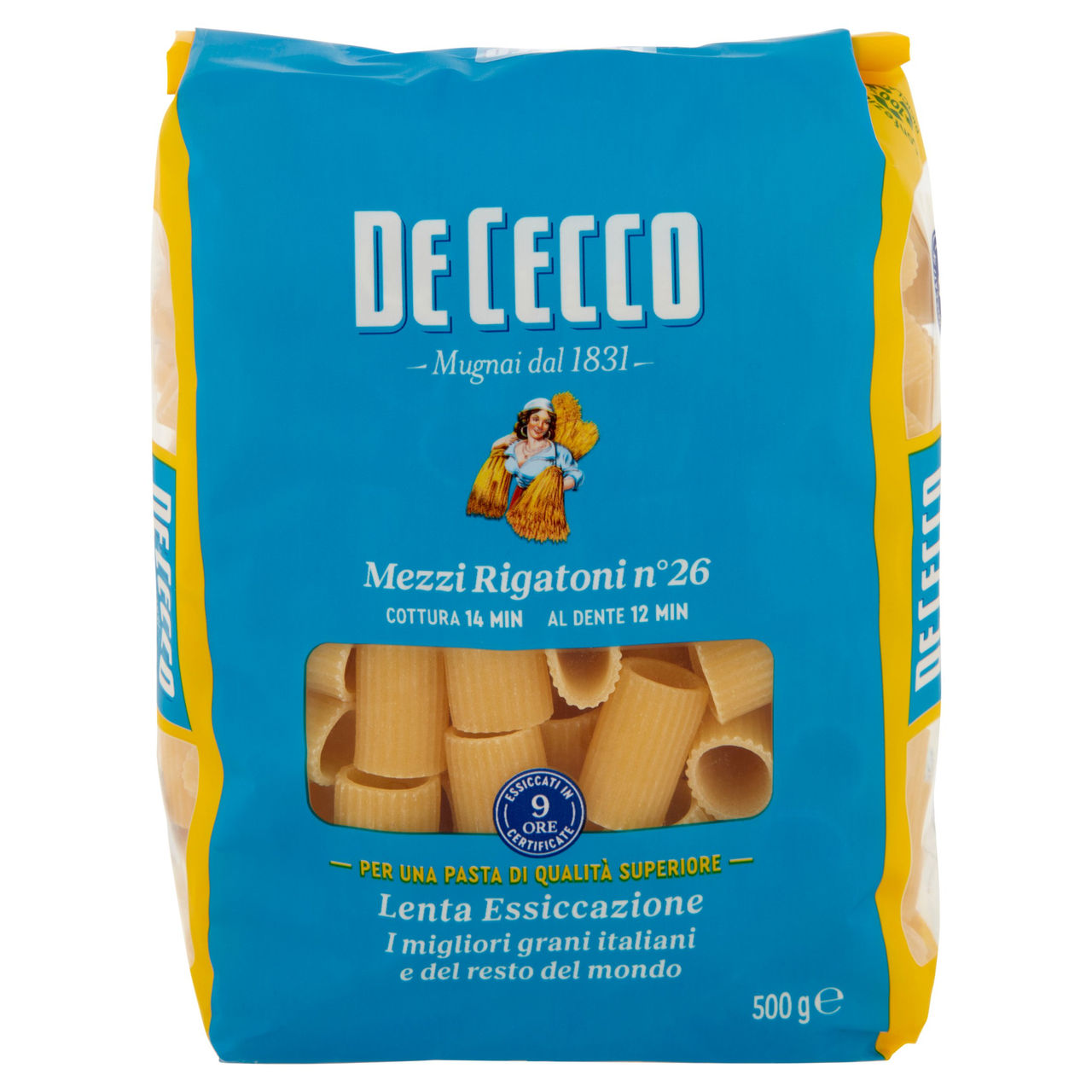 De Cecco Mezzi Rigatoni n°26 500 g