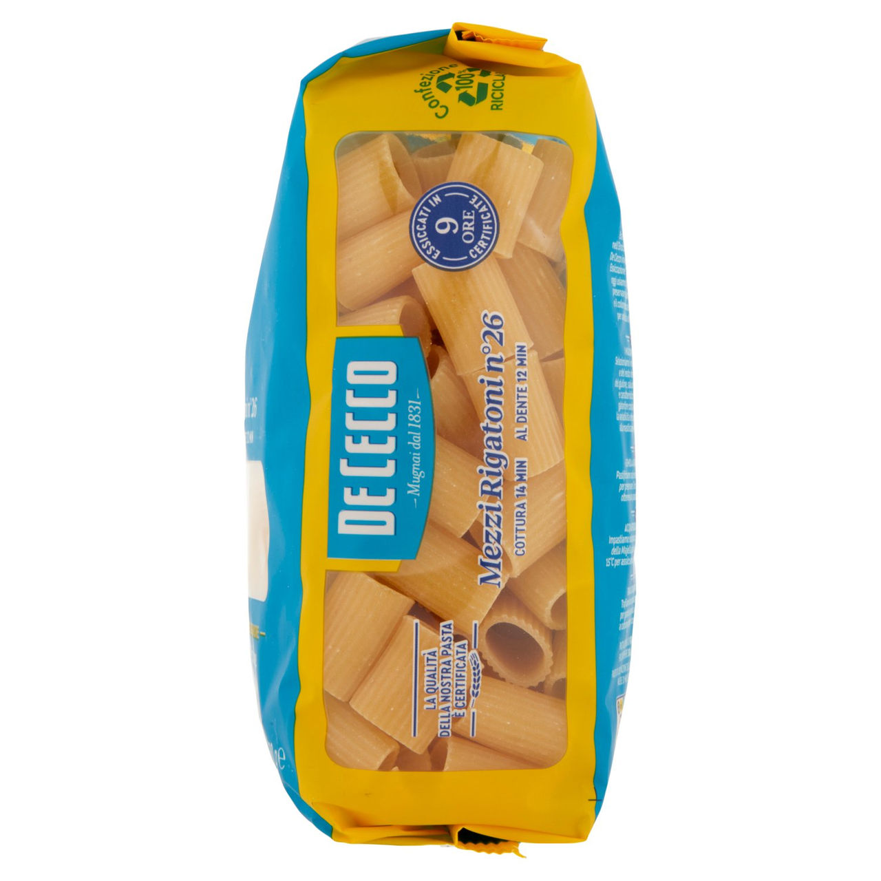 De Cecco Mezzi Rigatoni n°26 500 g