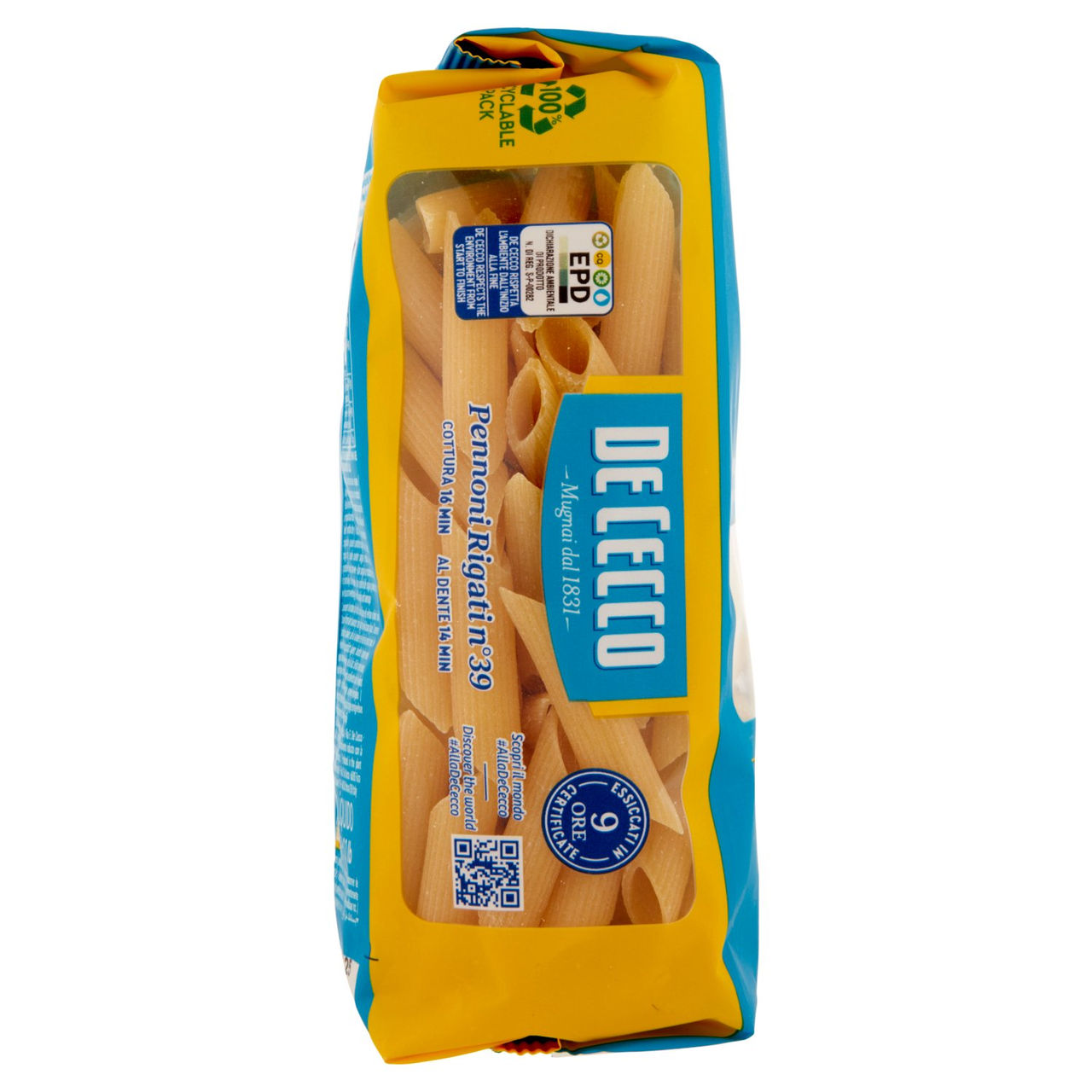 De Cecco Pennoni Rigati n°39 500 g