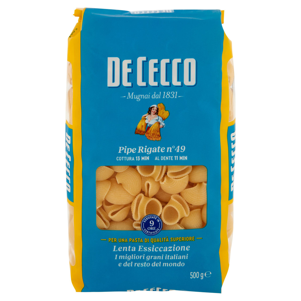 De Cecco Pipe Rigate n°49 500 g