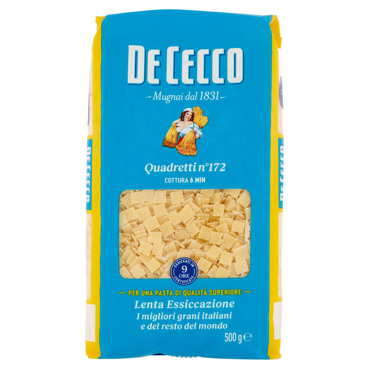 De Cecco Quadretti n°172 500 g