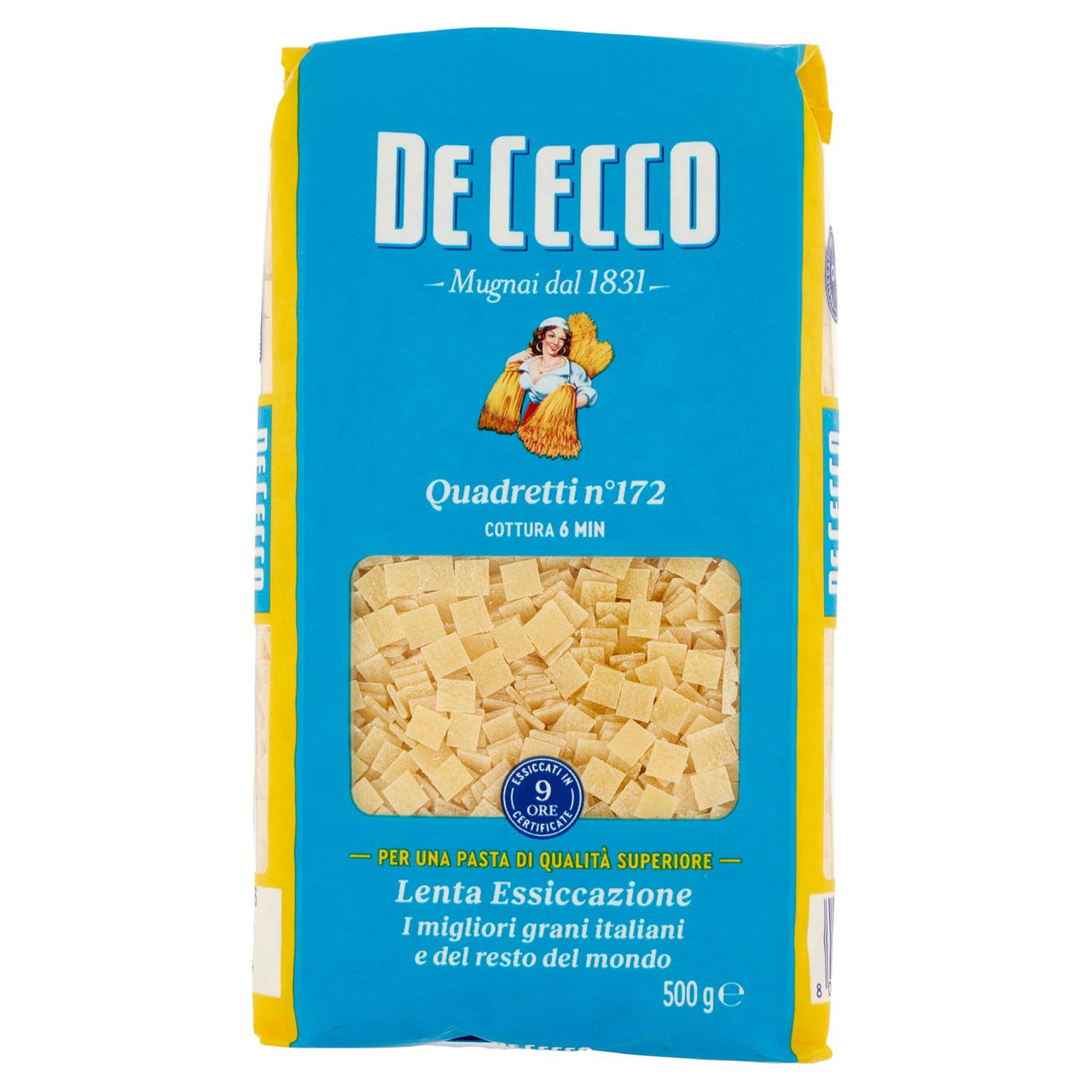 De Cecco Quadretti n°172 500 g