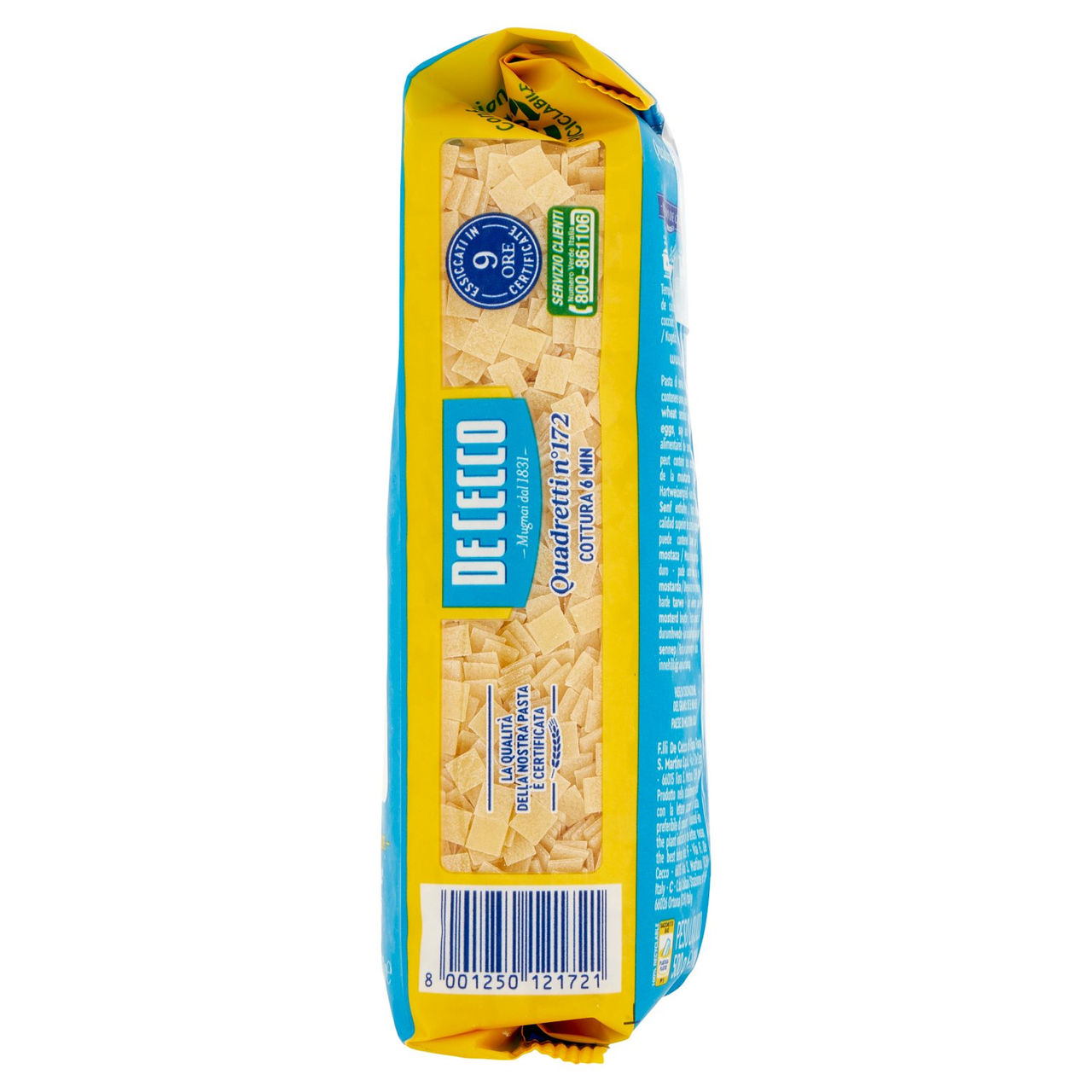 De Cecco Quadretti n°172 500 g