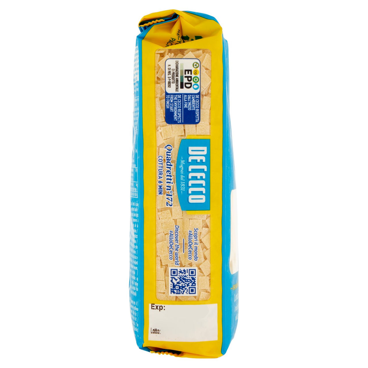 De Cecco Quadretti n°172 500 g