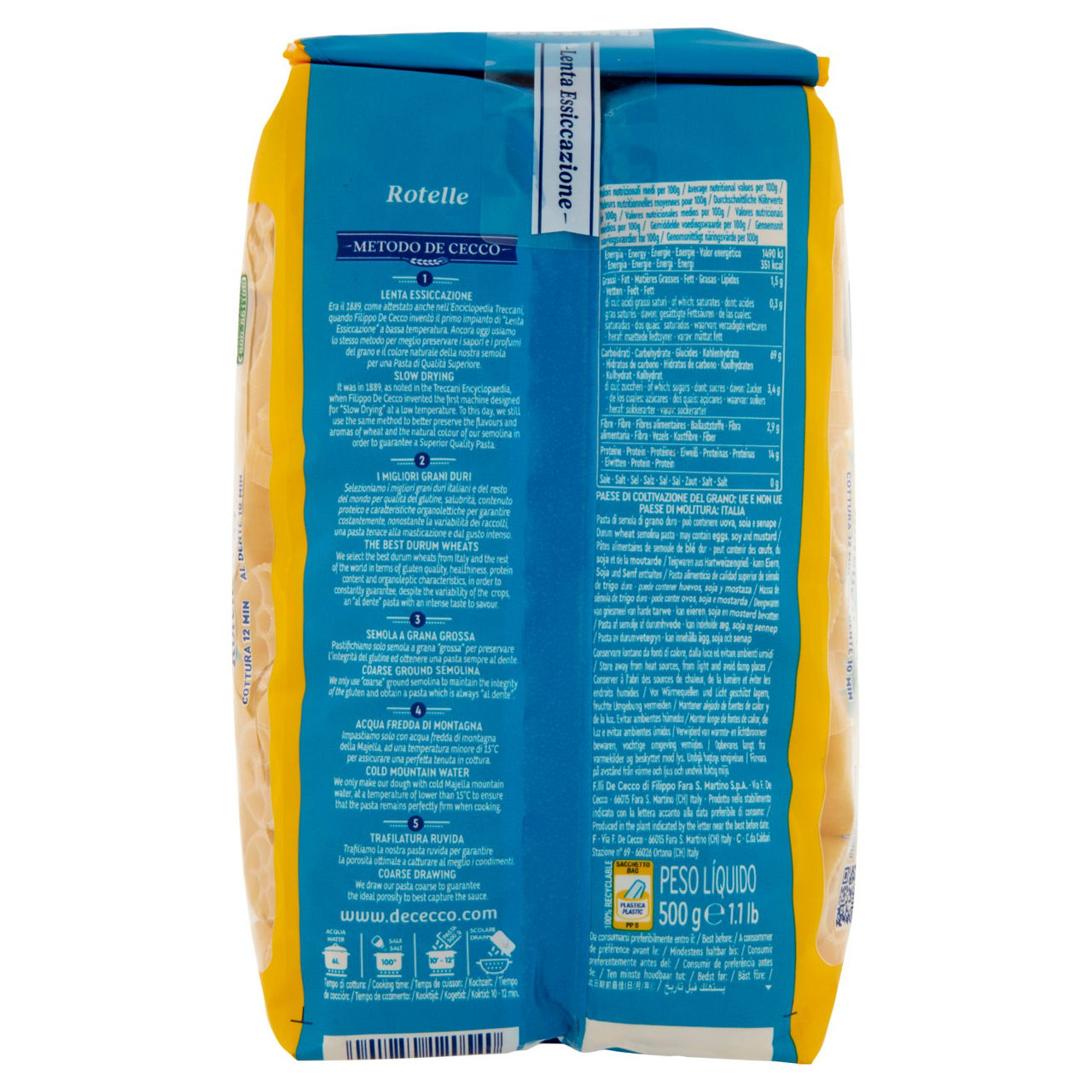 De Cecco Rotelle n°54 500 g