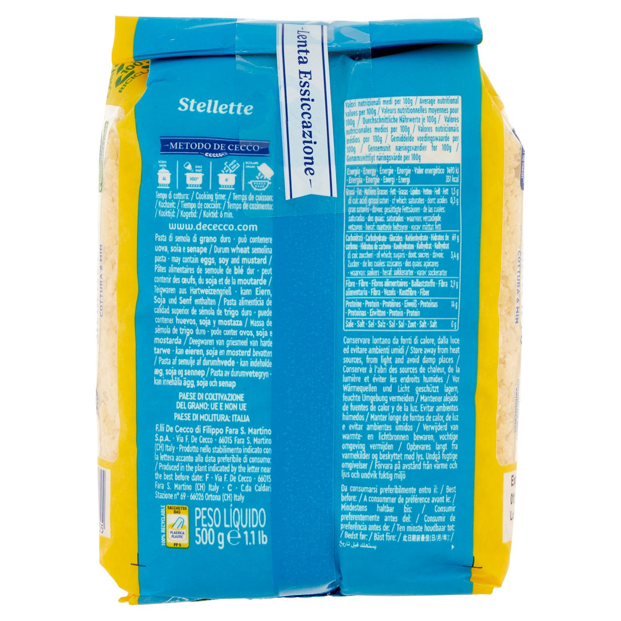 De Cecco Stellette n°75 500 g