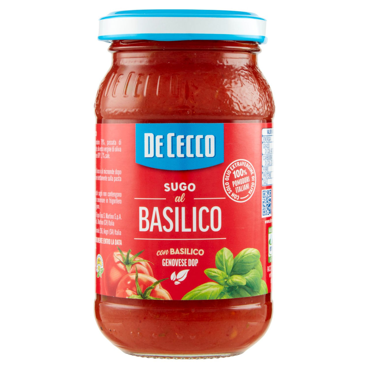 De Cecco Sugo al Basilico con Basilico Genovese DOP 200 g