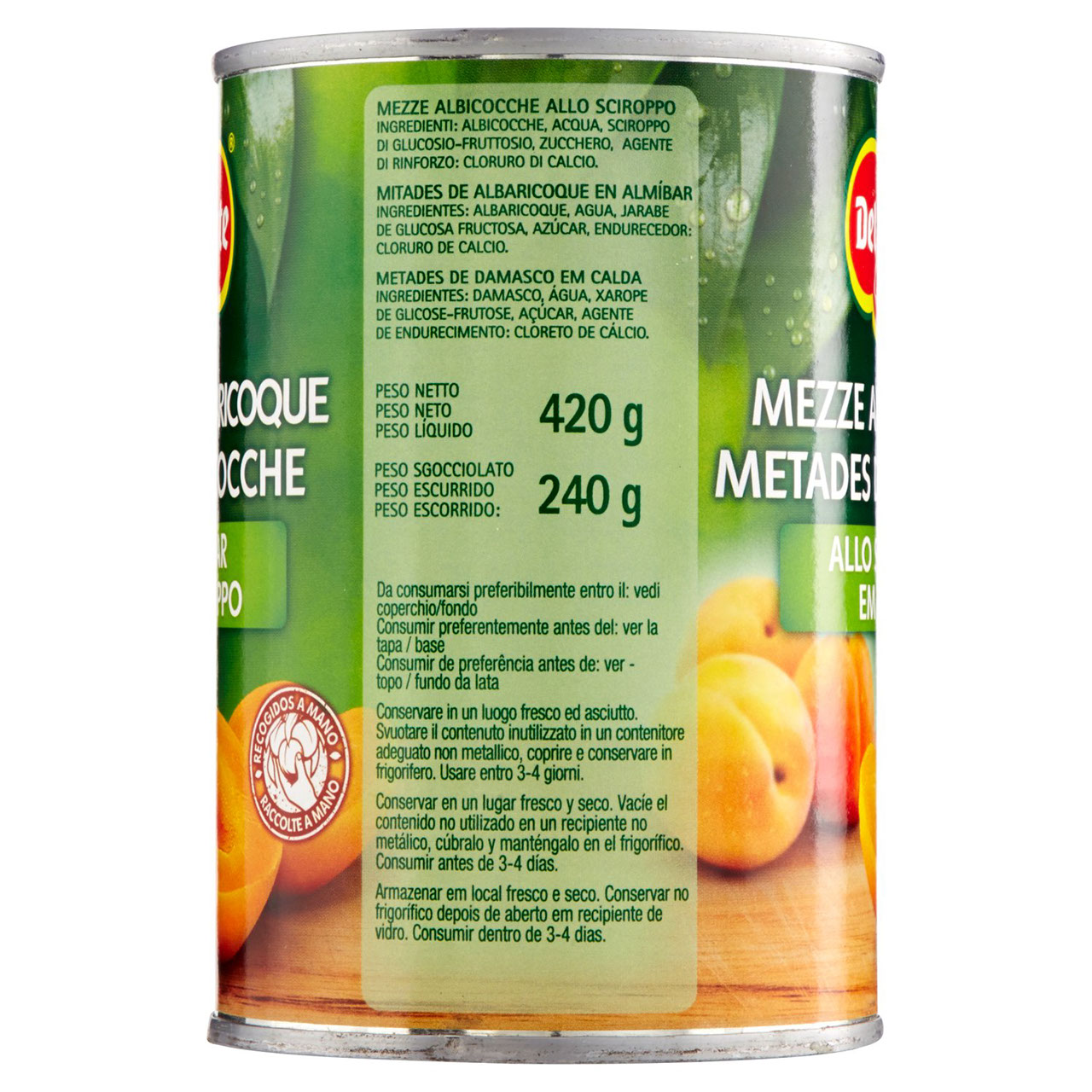 Del Monte Mezze Albicocche allo Sciroppo 420 g