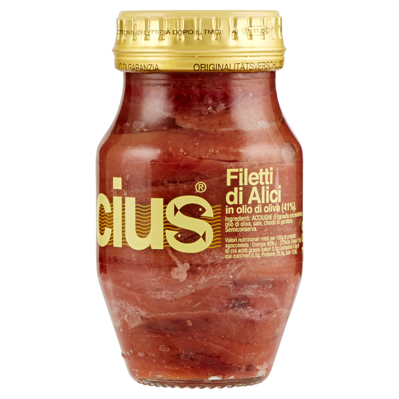 Delicius Filetti di Alici in olio di oliva (41%) 150 g