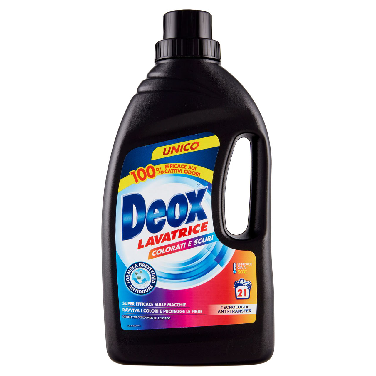 Deox Lavatrice Colorati e Scuri, Tecnologia Anti-Transfer, 21 lav, 1050 ml