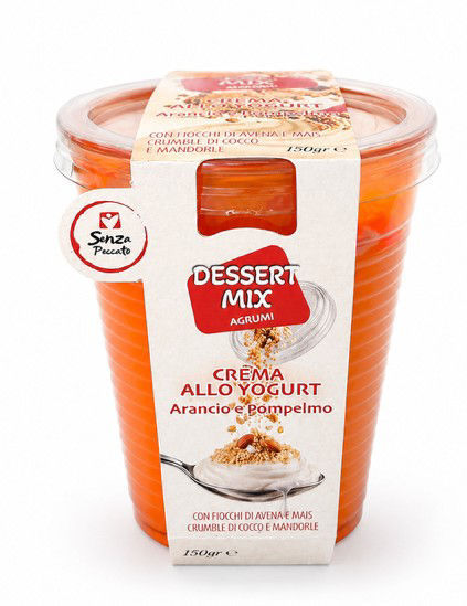 Dessert arancio e pomplemo Senza peccato  150 g