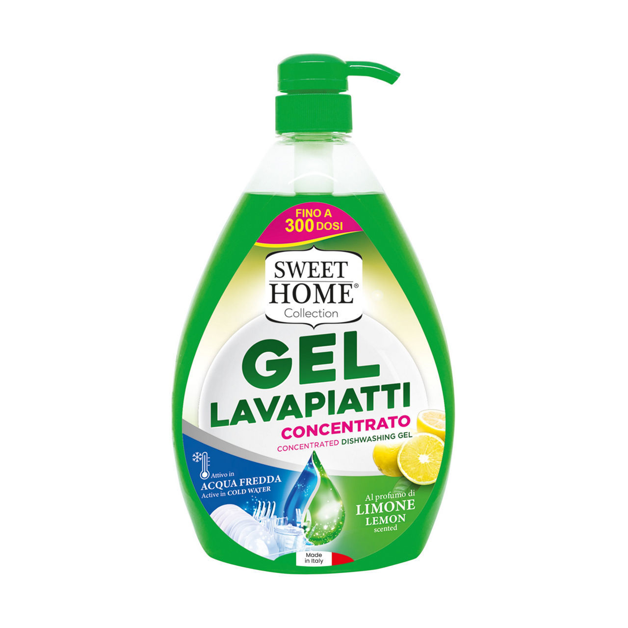 Detersivo piatti gel concentrato Sweet Home limone 1 l