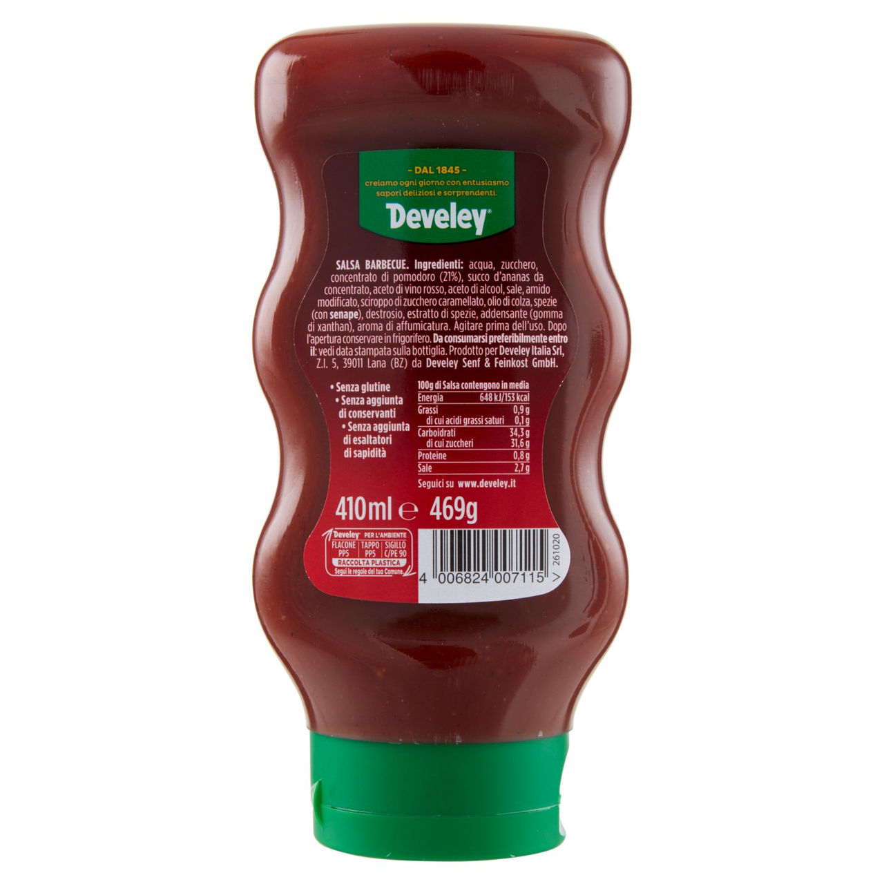 Develey Salsa Barbecue 410 ml