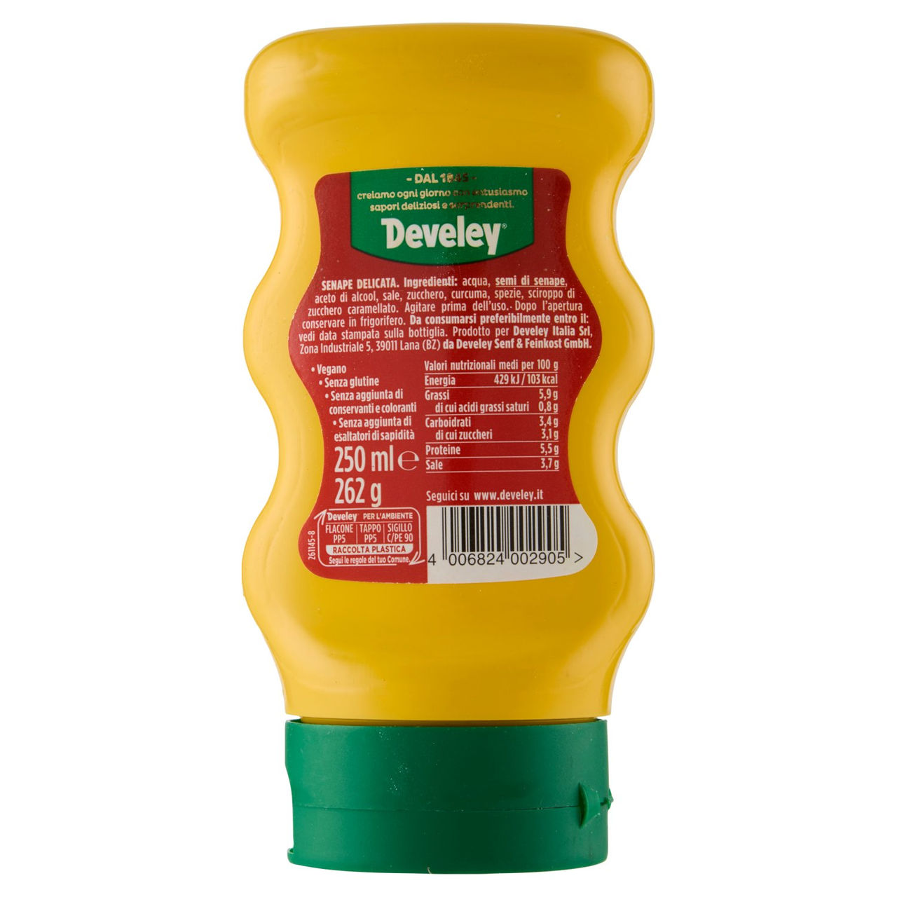 Develey Senape Delicata 250 ml