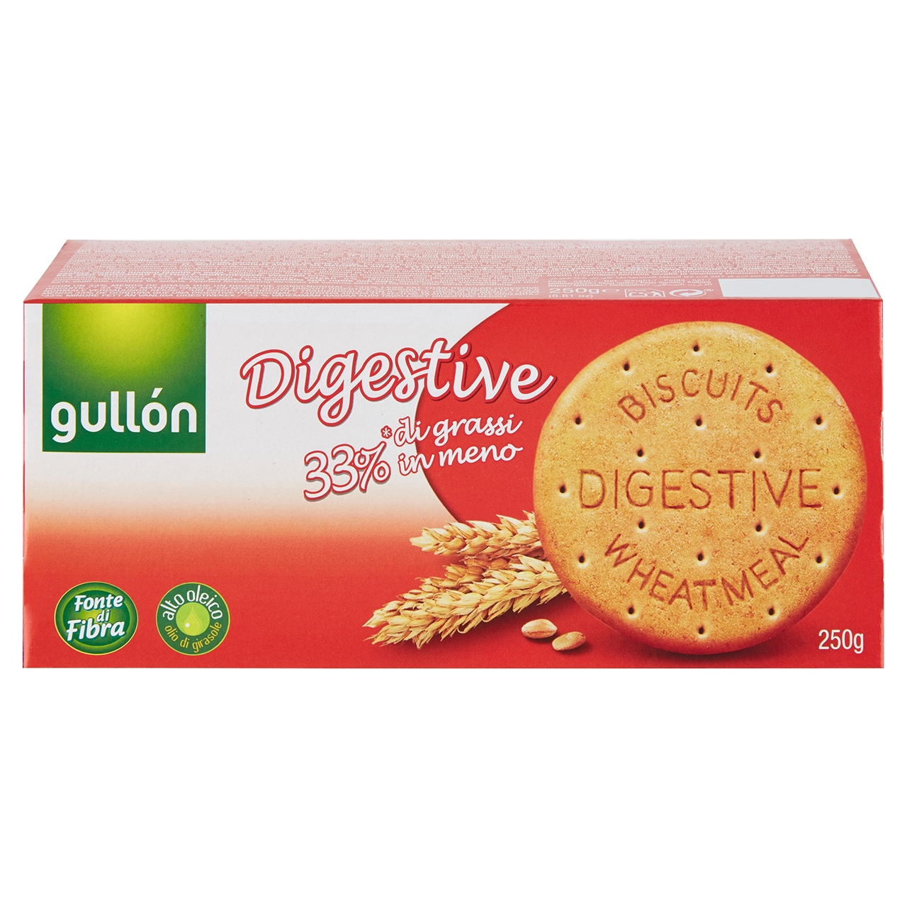 Digestive Gullón -33% di grassi 250 g