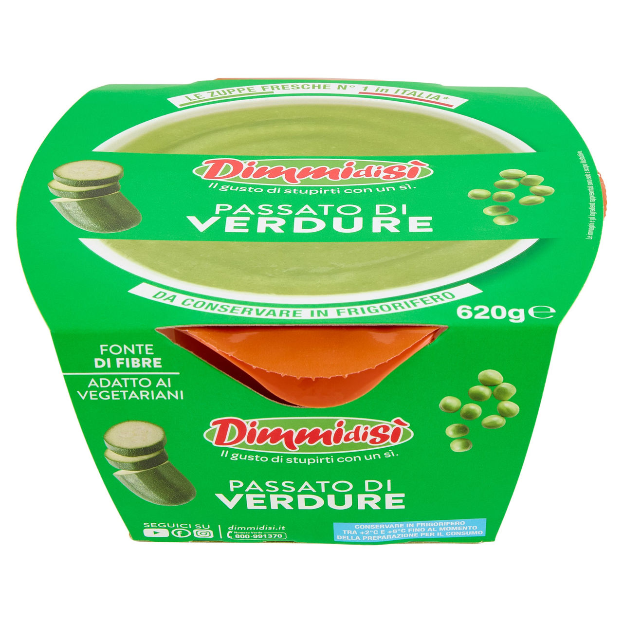 DimmidiSì Passato di Verdure 620 g