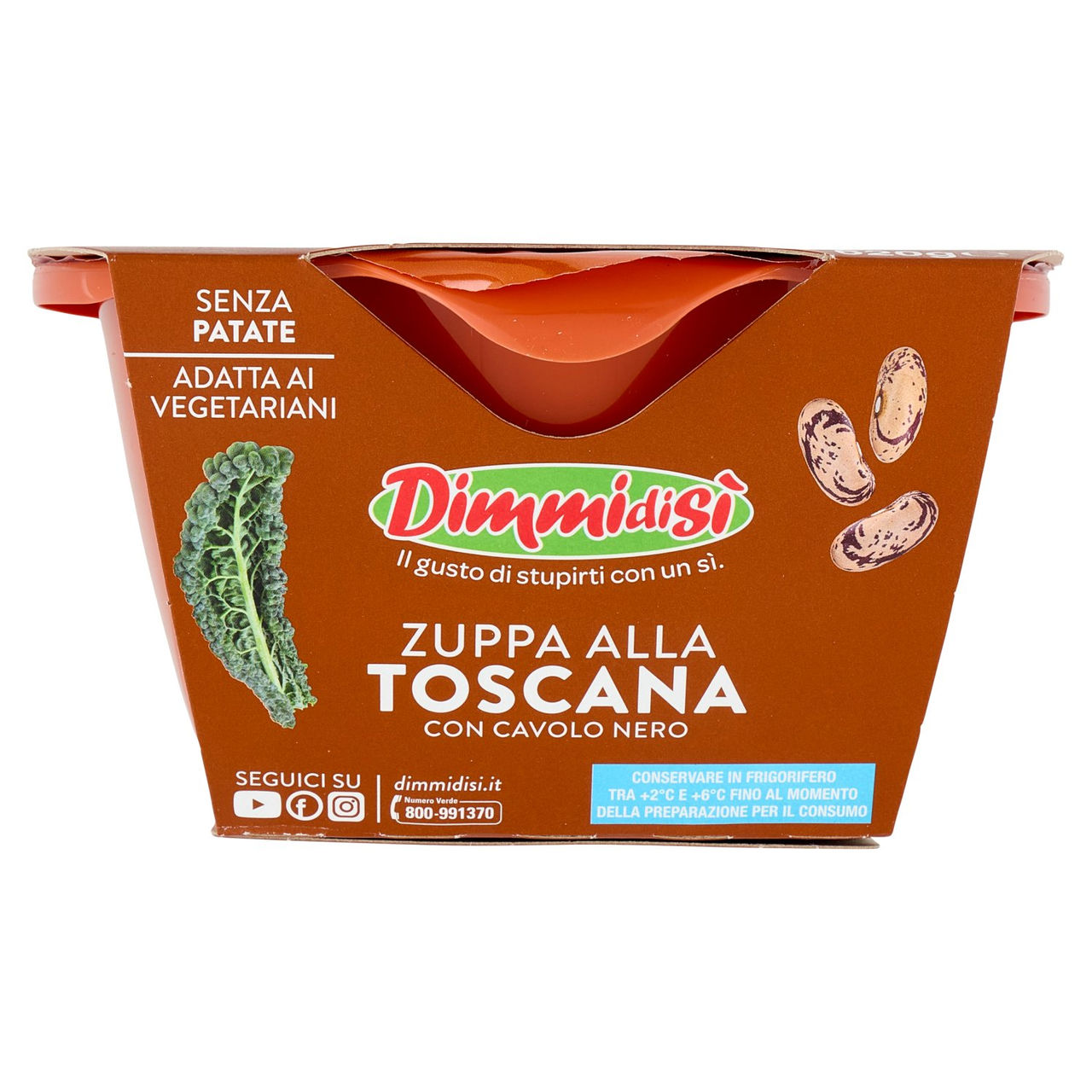 DimmidiSì Zuppa alla Toscana con Cavolo Nero 620 g