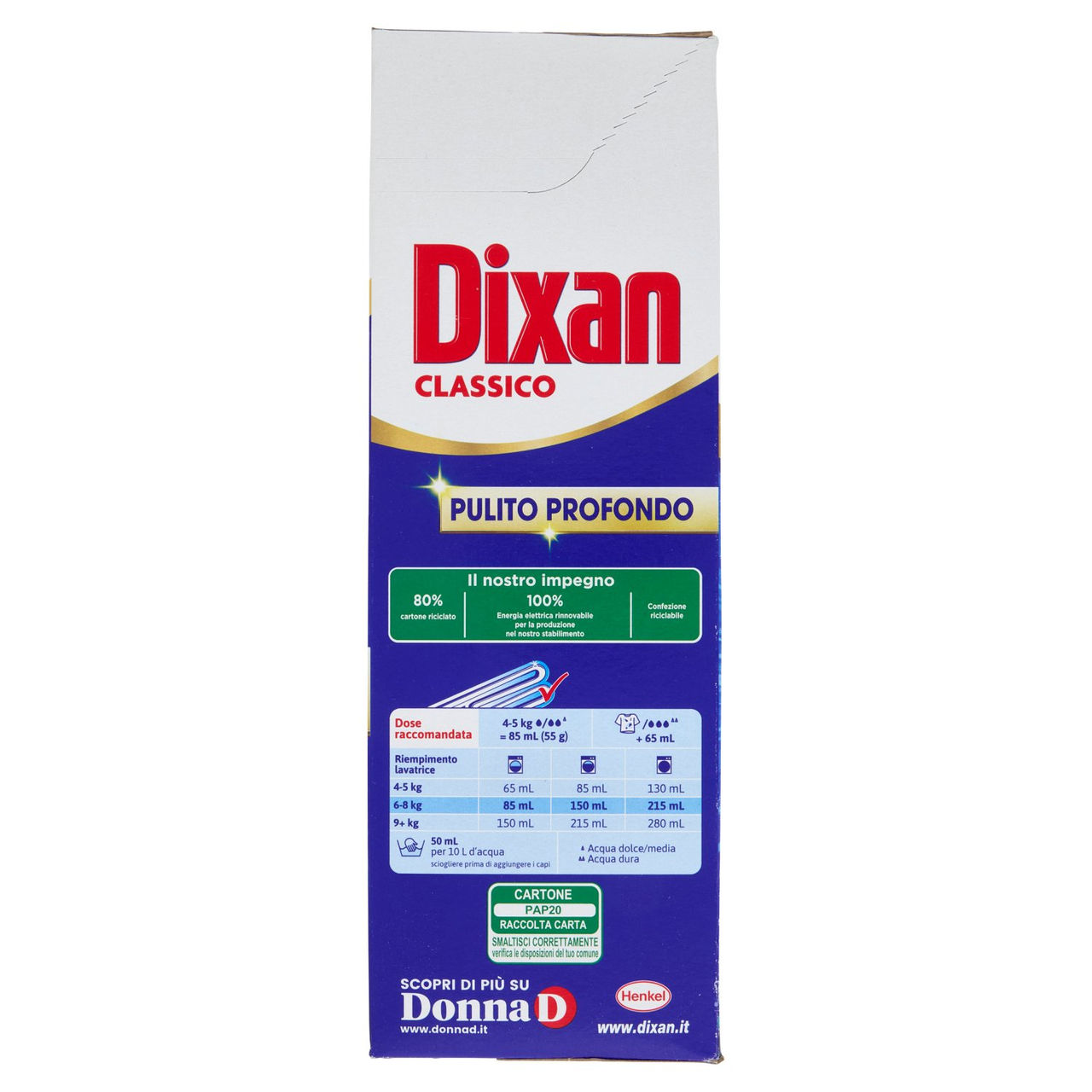 DIXAN Polvere Classico 40 Lavaggi 2,200 kg
