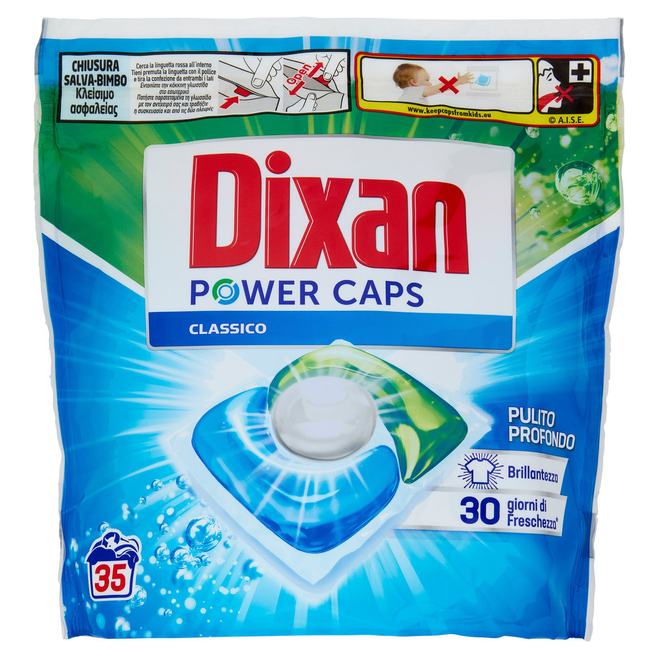 DIXAN Power Caps Classico 35pz (490g)