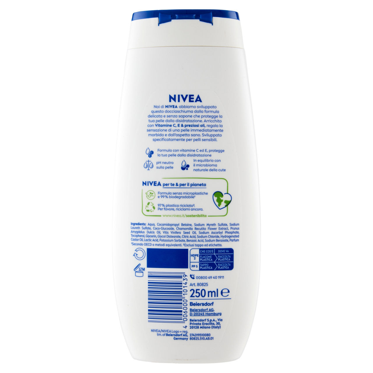 Doccia Creme sensitive Nivea  250 ml