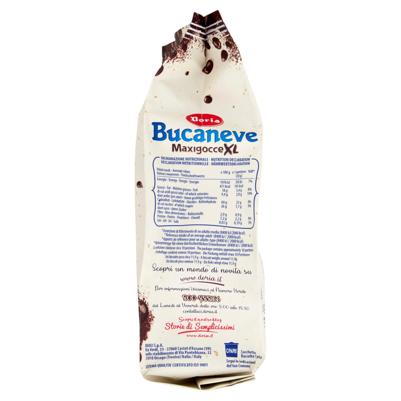 Doria Bucaneve Maxigocce XL 300 g