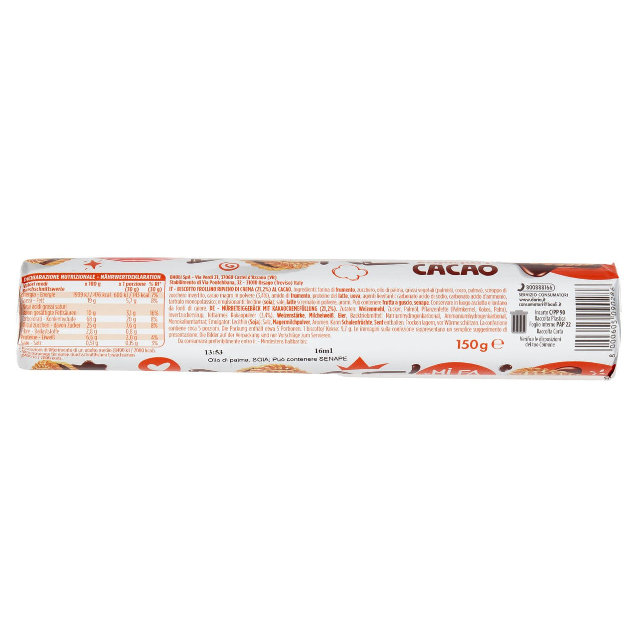 Doria Dorè Cacao 150 g