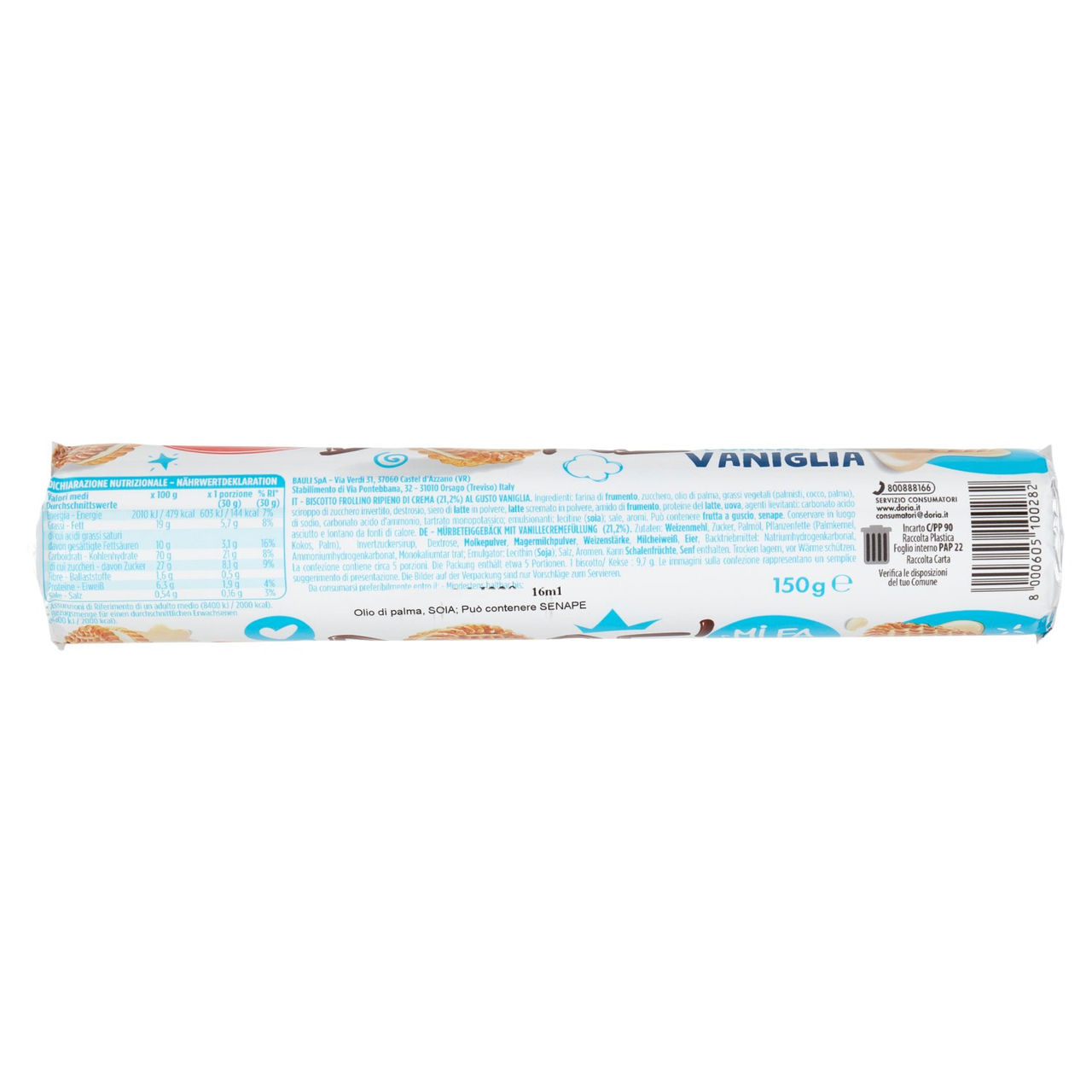 Doria Dorè Vaniglia 150 g