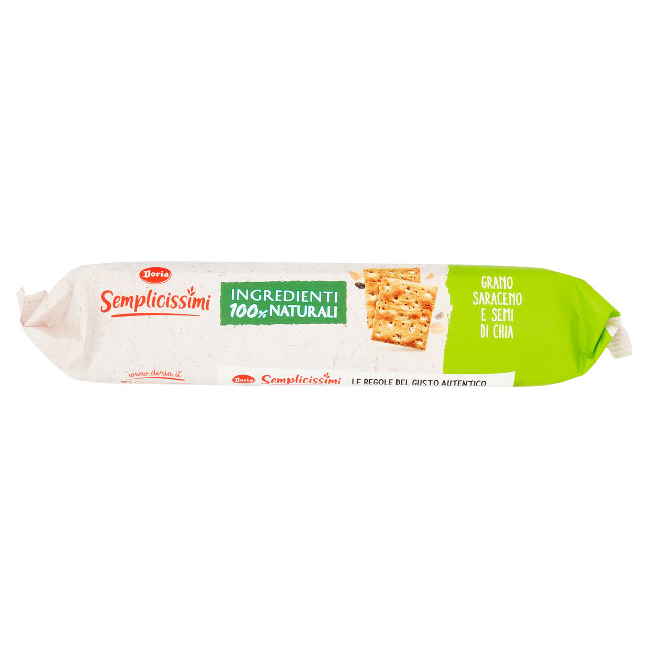 Doria Semplicissimi Crackers Grano Saraceno e Semi di Chia - 245 g