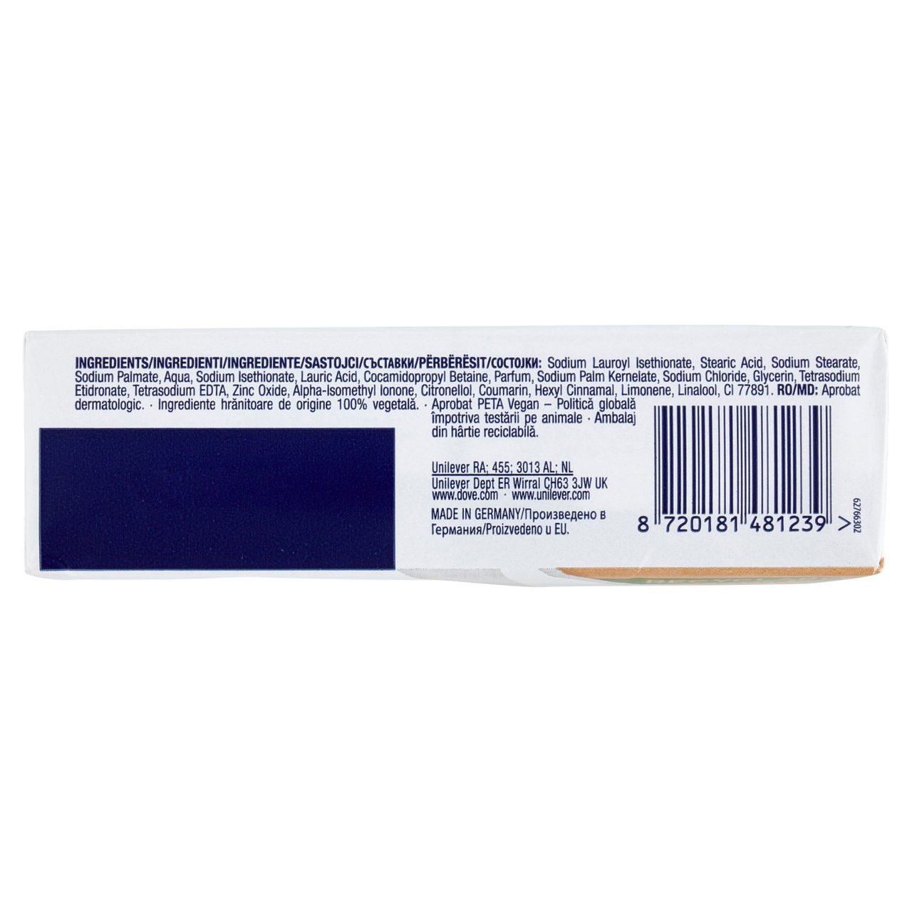 Dove beauty cream bar deep moisture for soft skin Bars 2 x 90 g