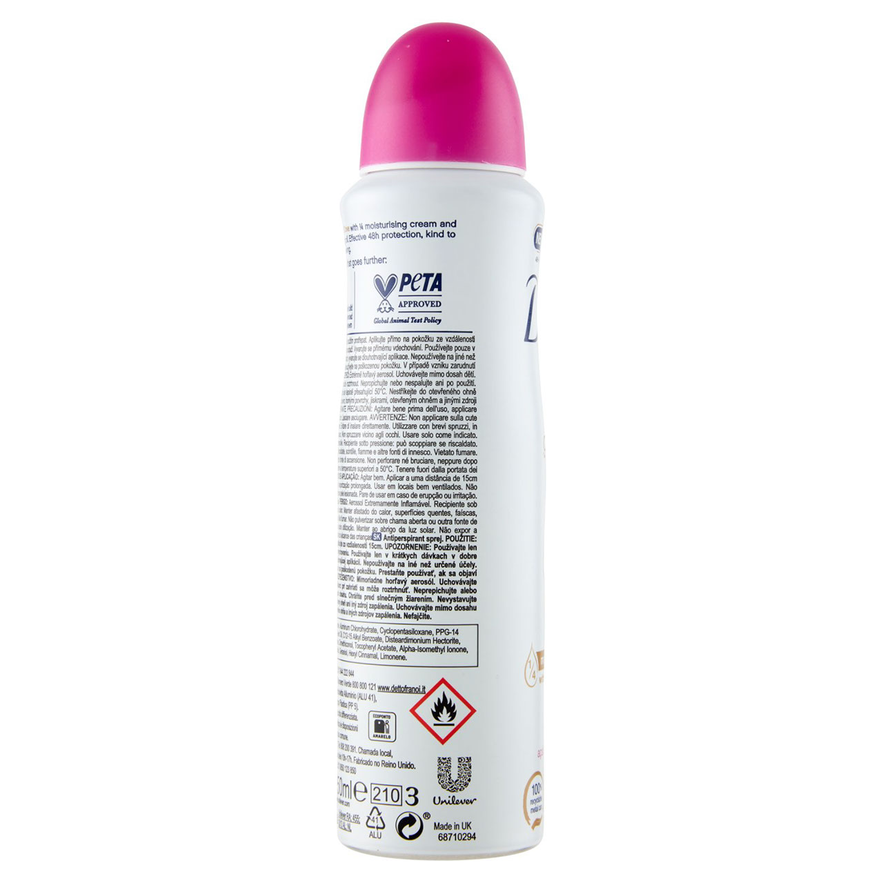 Dove go fresh açaí berry & waterlily scent anti-perspirant 150 ml