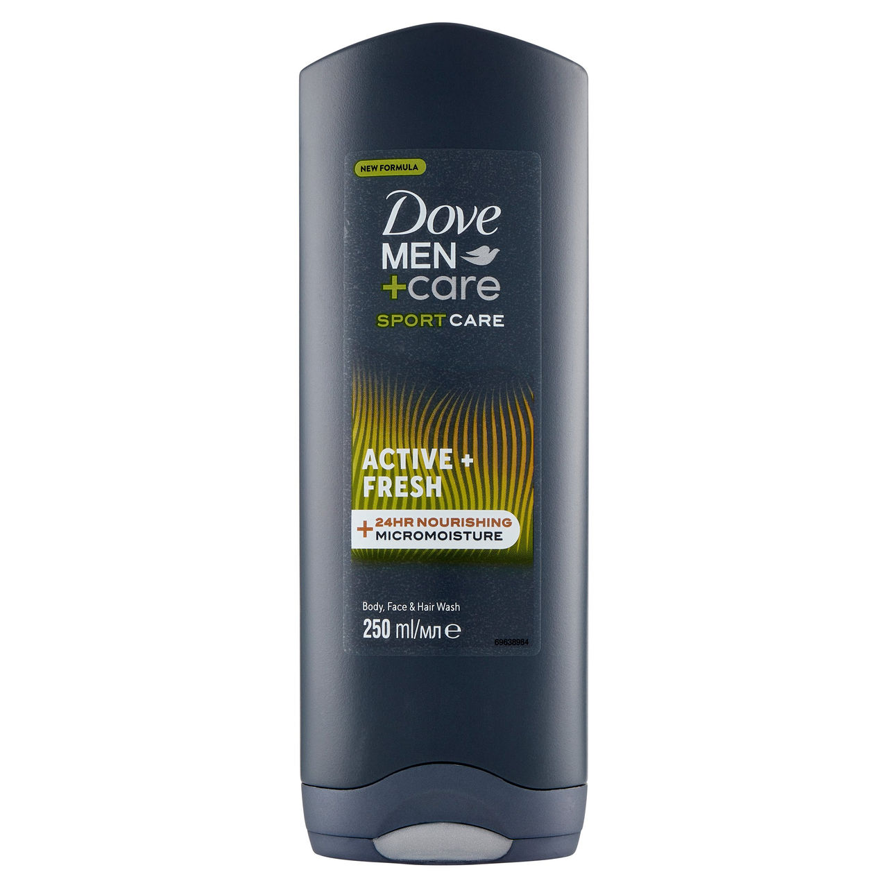 Dove Men Care Sport Care Active   Fresh Body, Face & Hair Wash 250 ml