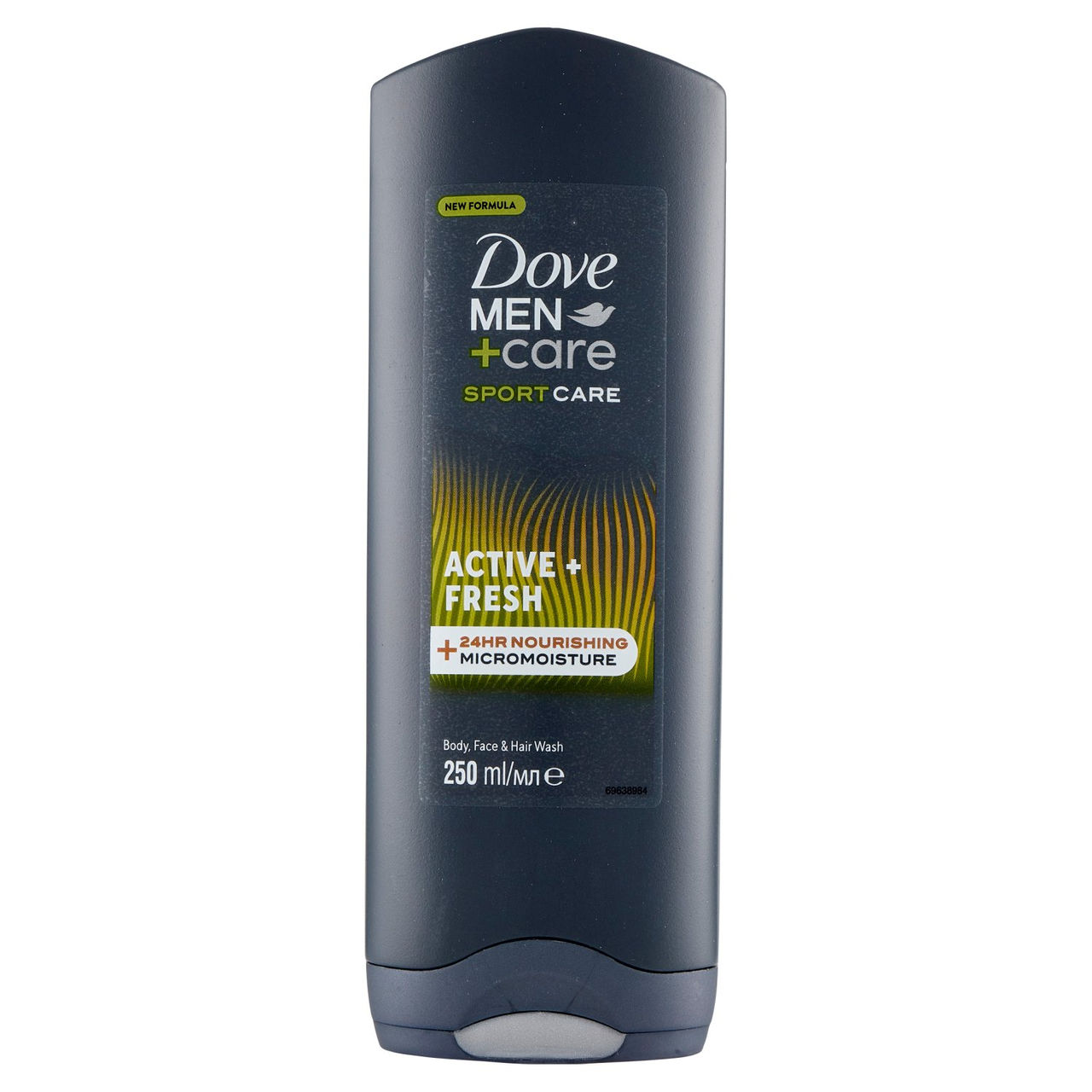 Dove Men Care Sport Care Active   Fresh Body, Face & Hair Wash 250 ml