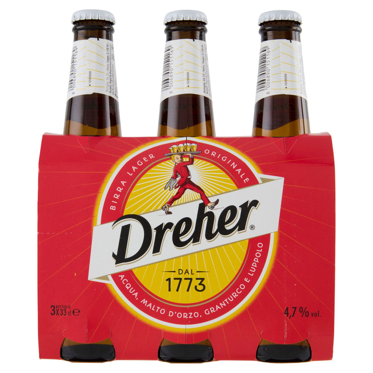 Dreher 3 x 33 cl