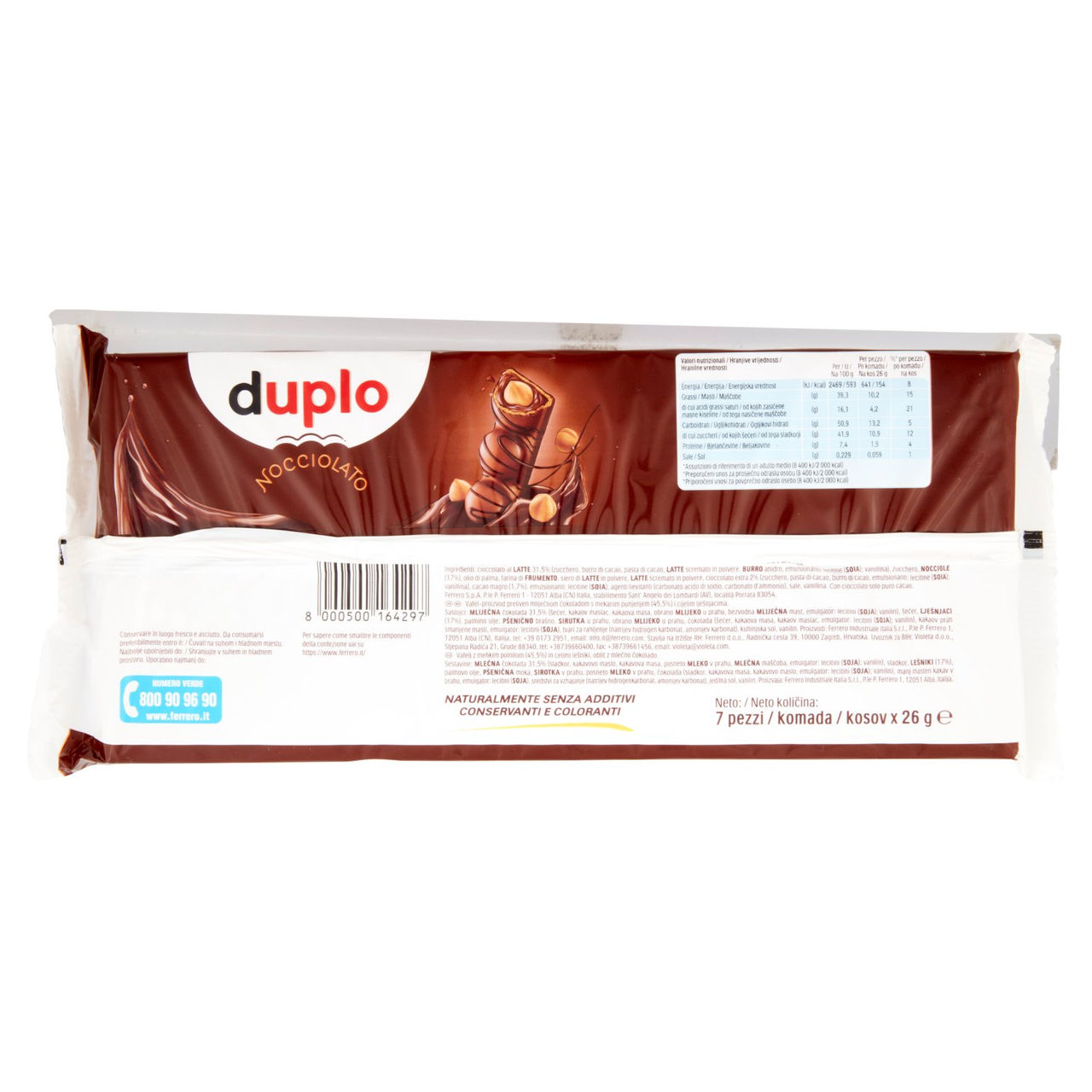 Ferrero Duplo Nocciolato 7 x 26 g