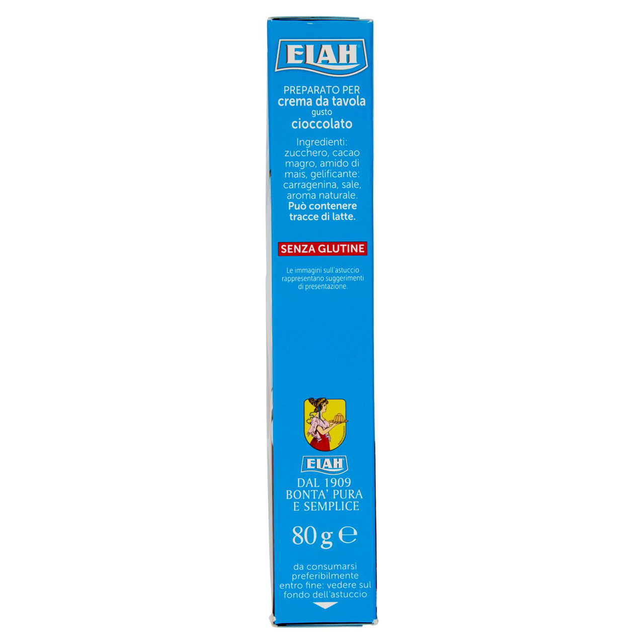 Elah Preparato per Crema da Tavola Gusto cioccolato 80 g