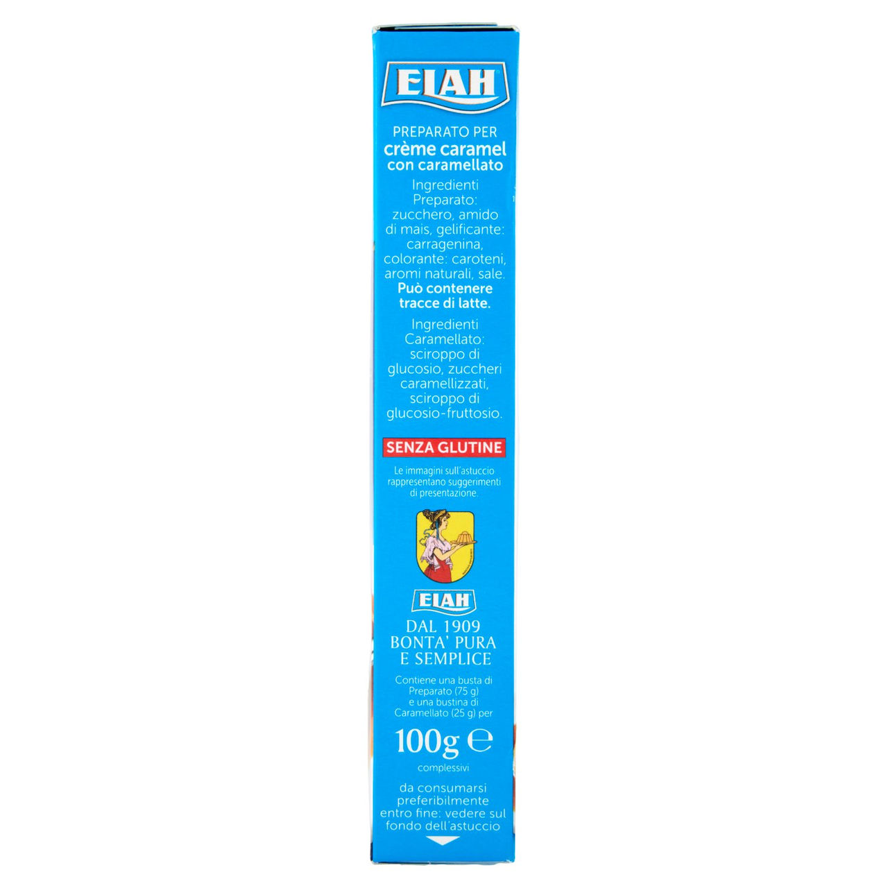 Elah Preparato per crème caramel con caramellato 100 g
